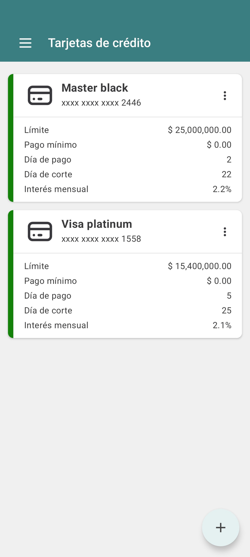 Savings Goals Progress